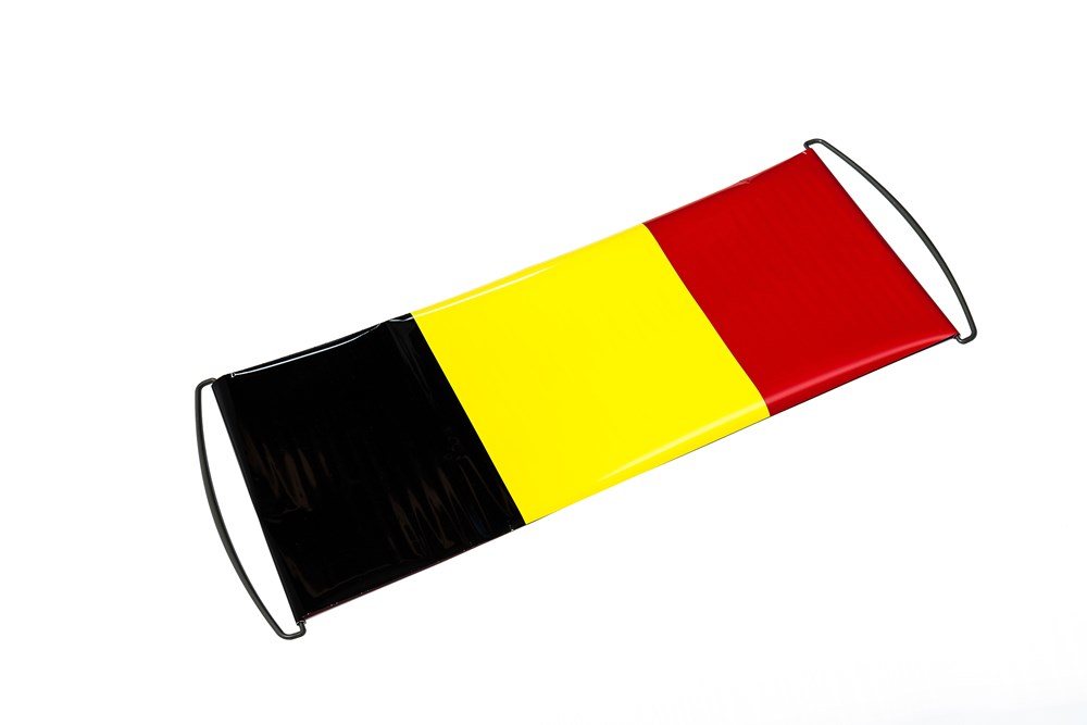 P006 - Belguim Autobanner met 2 zuignapjes EK - WK